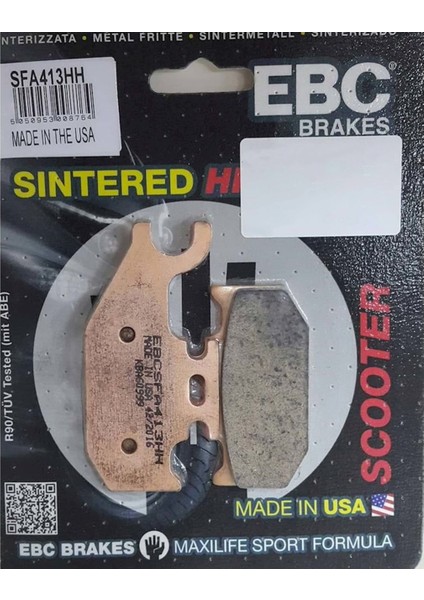 Suzuki Burgman Uh 200 Ebc Sinter Arka Balata