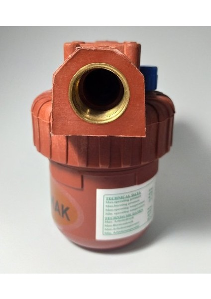 Power Isıya Basınca Dayanıklı Su Sayaç Filtresi 3/4"inç