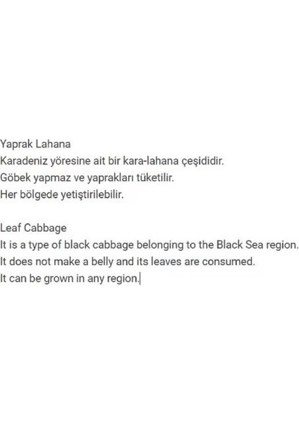 Ata Tohumu Yöresel Kara Lahana (Karadeniz Lahanası, Yaprak Lahana) 500 Adet Tohum fiyatları