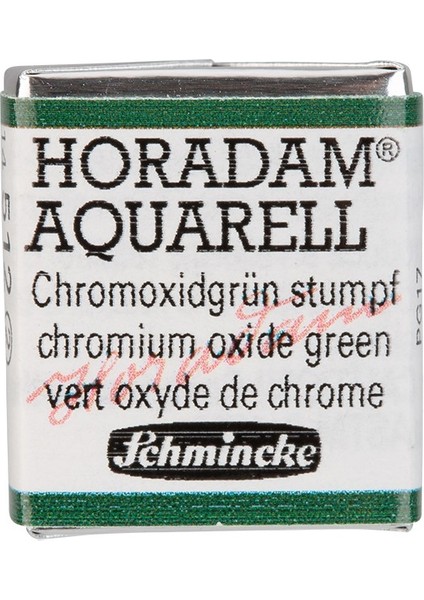 : Horadam : Yarım Tablet Sulu Boya : Chromium Oxide Green