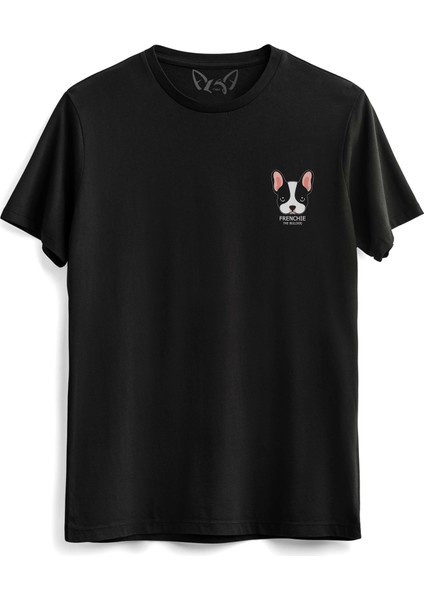 Bulldog Çocuk Siyah Tshirt