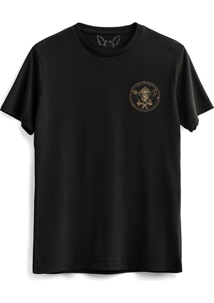 Gemini Tasarımlı Burç Çocuk Siyah Tshirt