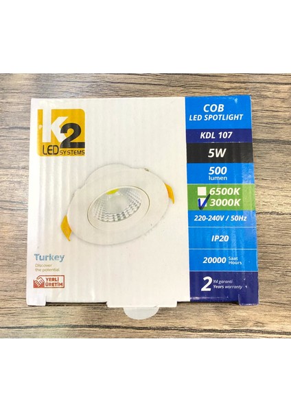Cob Led Spotlight Gün Işığı 5 W fiyatları