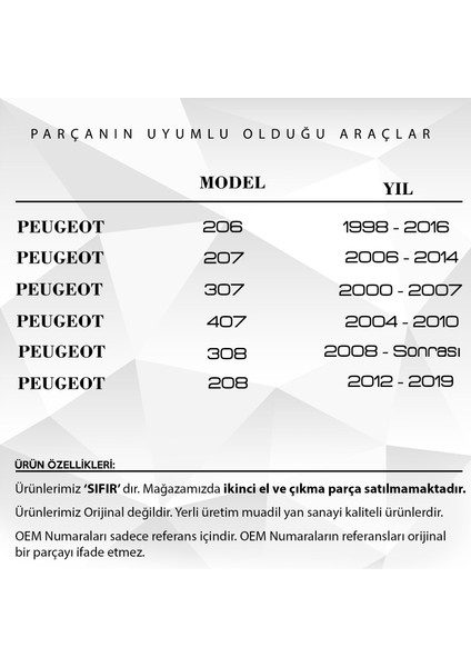 Alpha Auto Part Citroen, Peugeot 2.0 Hdi Motor Için Yakıt Depo Şamadıra Kapağı ve Contası