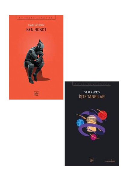 Ben Robot - İşte Tanrılar - Isaac Asimov - 2 Kitap Bilim Kurgu Set