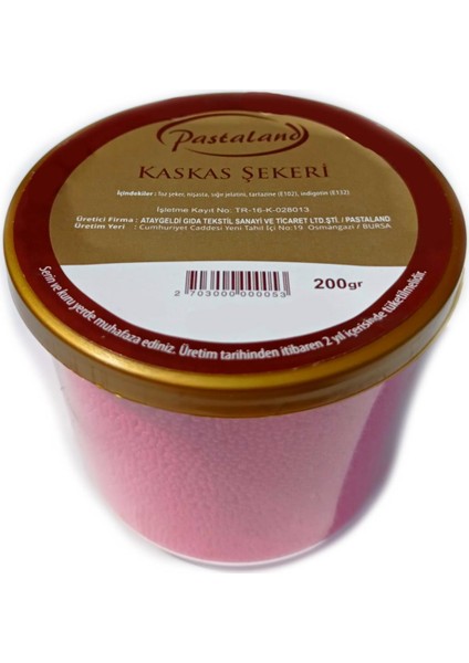Pembe Kaskas Şekeri 200 gr fiyatları