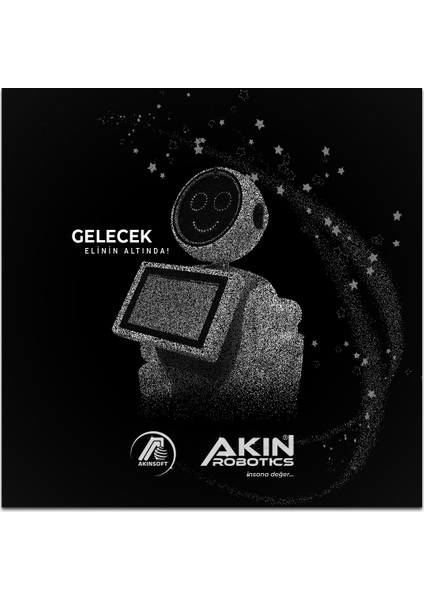 Akınsoft-Akınrobotıcs Bardak Altlığı