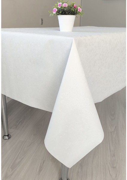 Beyaz Pvc Astarlı Muşamba Plastik Silinebilir