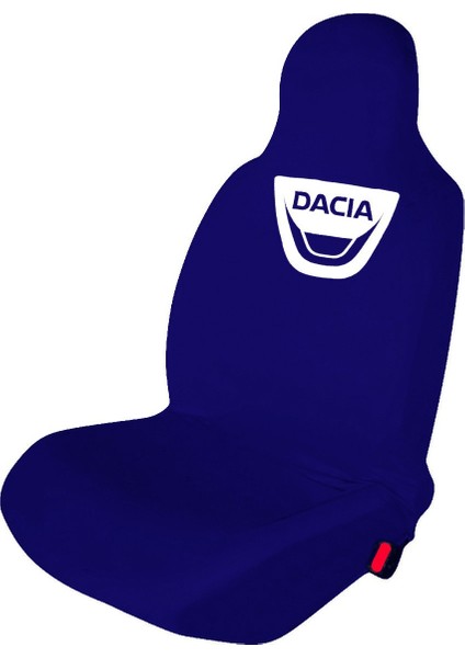 Dacia Logan Penye Oto Koltuk Kılıfı - Marka Logo Baskılı - Lacivert fiyatları
