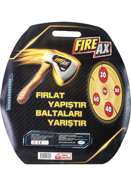 Hedefli Cırtlı Balta Seti