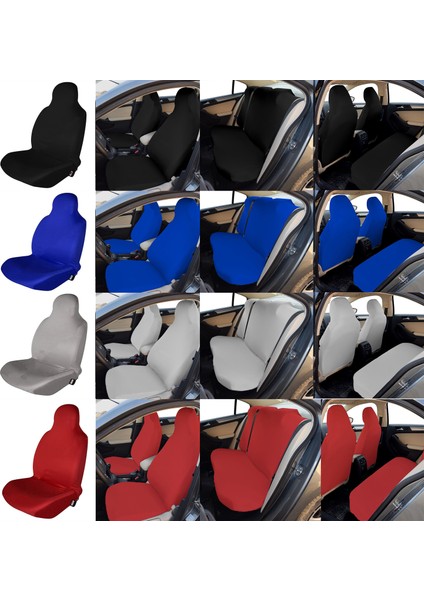 Tofaş Şahin Penye Oto Koltuk Kılıfı - Ay Yıldız Baskılı - Kırmızı modelleri