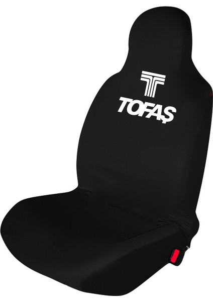 Tofaş Tempra Penye Oto Koltuk Kılıfı - Marka Logo Baskılı - Siyah fiyatları