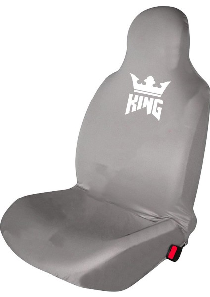 Tofaş Tipo Penye Oto Koltuk Kılıfı - King Baskılı - Gri