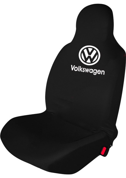 Volkswagen Jetta Penye Oto Koltuk Kılıfı - Marka Logo Baskılı - Siyah fiyatları
