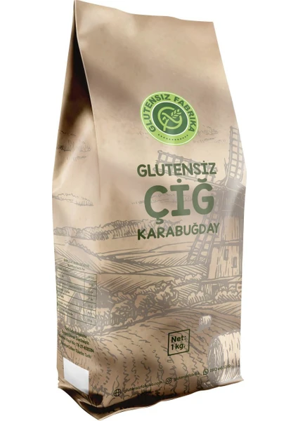 Glutensiz Fabrika Glutensiz Çiğ Karabuğday (1kg)