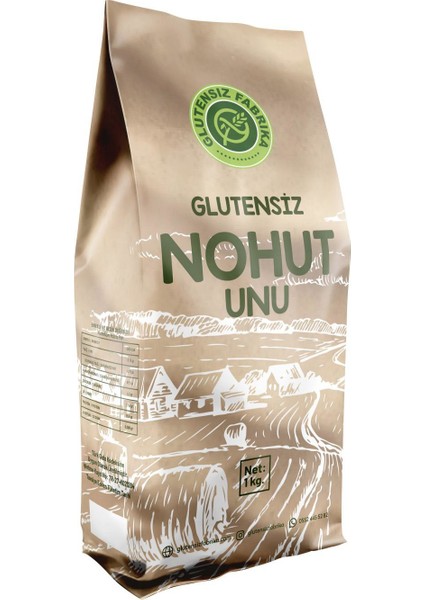 Glutensiz Kepekli Çip Nohut Unu (1kg)