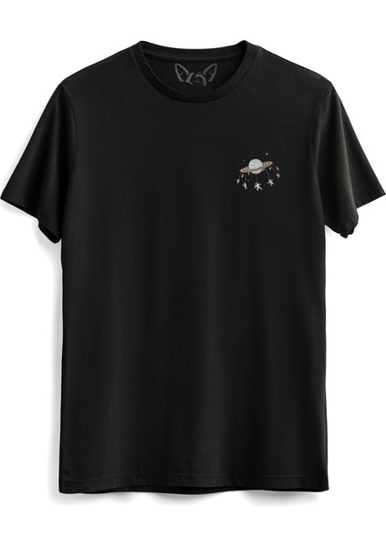Gemini Baskılı Çocuk Siyah Tshirt