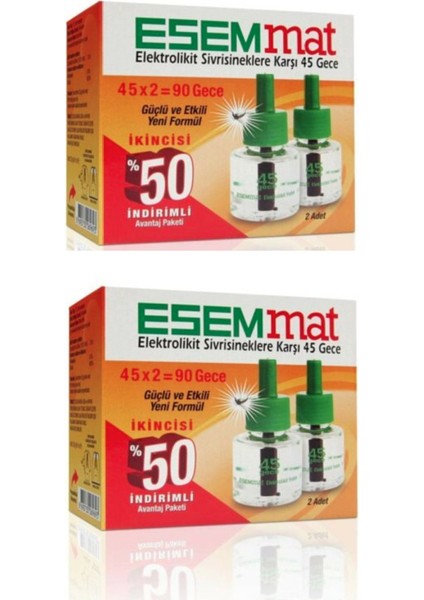 Elektrolikit Yedek ( 45+45 Gece ) 2'li X2'li