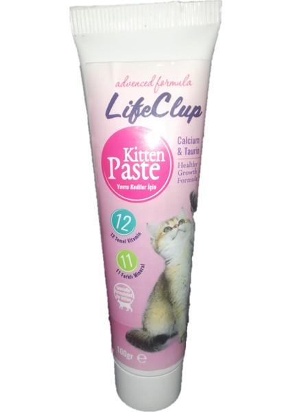 Life Clup Multi Vitamin Yavru Kedi Macunu 100 gr