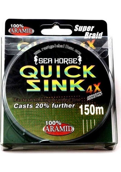 Quick Sink 0,28 mm 150MT 4x Ipek Misina