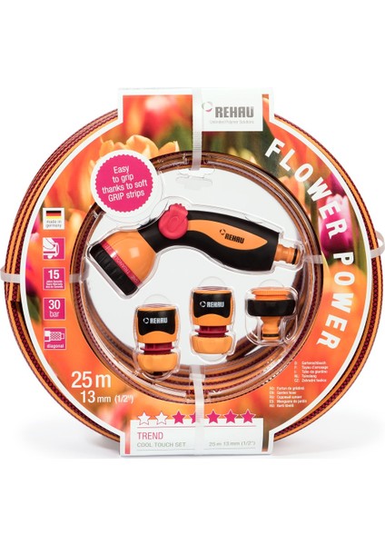 Cool Touch Flower Power 1/2 Hortum Seti 25M