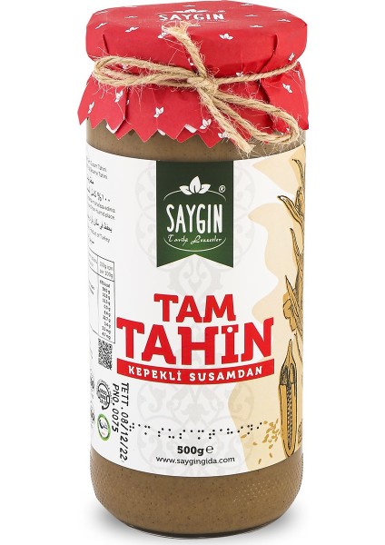 Tam Susam Tahin (Afrika Susamlarından) 500 Gr