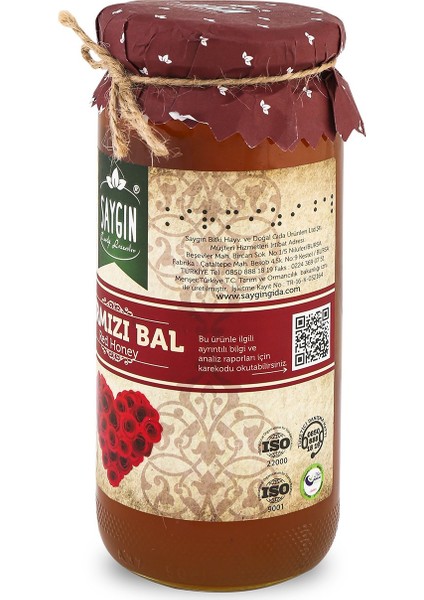 Kırmızı Bal 640 gr fiyatları