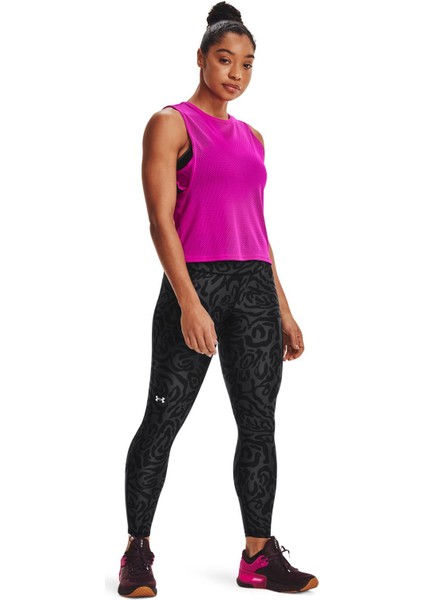 Kadın HeatGear® Armour No-Slip Waistband Tonal Baskılı Bilekte Tayt 1365343-001 modelleri