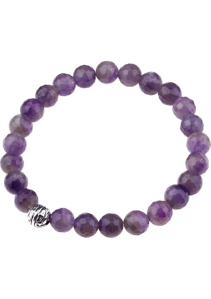 Faset Kesim Ametist Taşı Bileklik - 300013 fiyatları