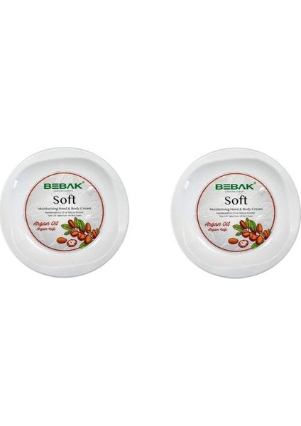 Soft Argan Yağlı Nemlendirici Bakım Kremi 300 ml x 2 Adet