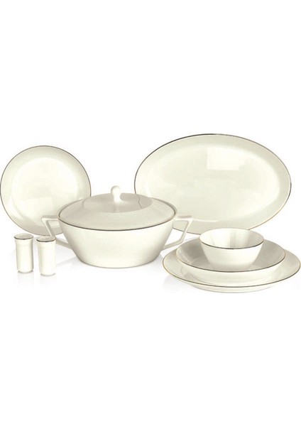 Lines Collection 58 Parça Yemek Takımı Yuvarlak A8263