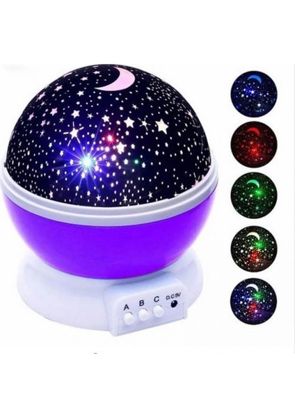 Starmaster Yıldız Yansıtmalı Küre Tip Gece Lambası