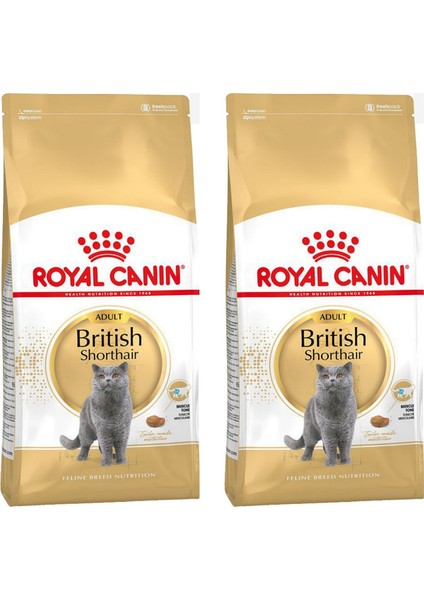 British Shorthair Adult Kedi Kuru Maması 2 kg x 2 Adet