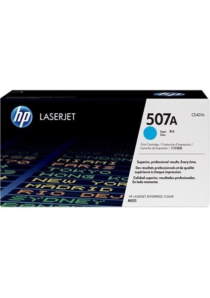 507A / CE401A / Enterprise 500 M551 / M575 Mavi Orj. Toner