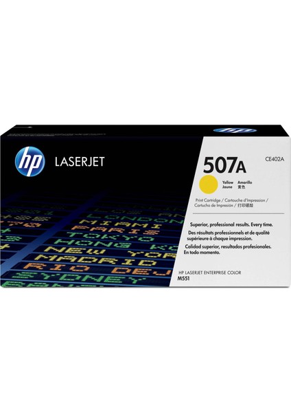 507A / CE402A / Enterprise 500 M551 / M575 Sarı Orj. Toner