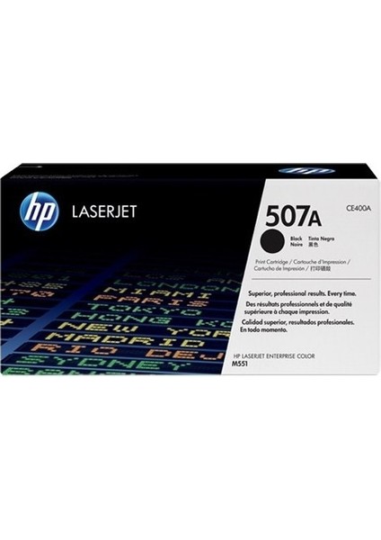507A / CE400A / Enterprise 500 M551 / M575 Siyah Orj. Toner