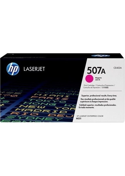 507A / CE403A / Enterprise 500 M551 / M575 Kırmızı Orj. Toner
