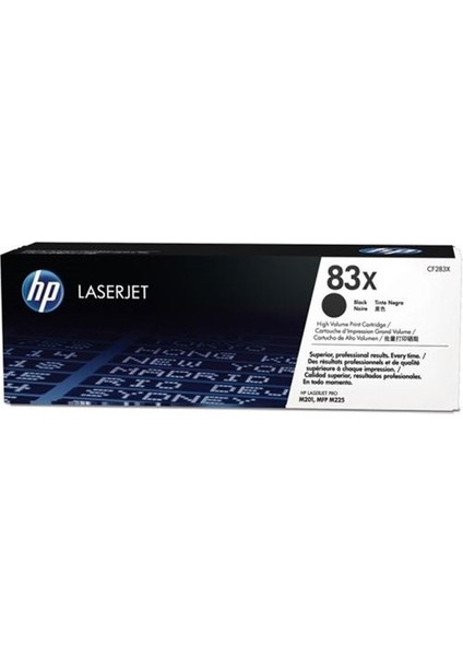 CF283X 83X Siyah Toner