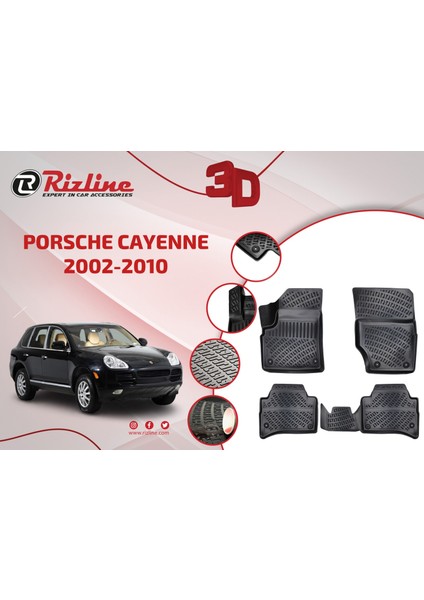 Porsche Cayenne 2002-2010 3D Paspas