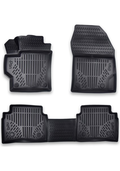 Toyota Corolla Sedan (2019-..) İle Uyumlu - Araca Özel 3D Paspas - PSN425 2020 2021 2022