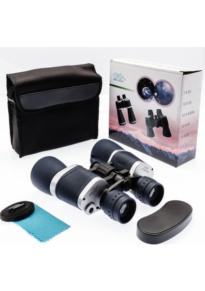 7X50 Güneş Filtreli Profesyonel El Dürbünü 1000M/56M - Mavi - 168C