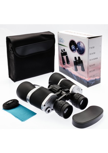 20X50 Güneş Filtreli Profesyonel El Dürbünü 1000M/56M - Siyah - 168C