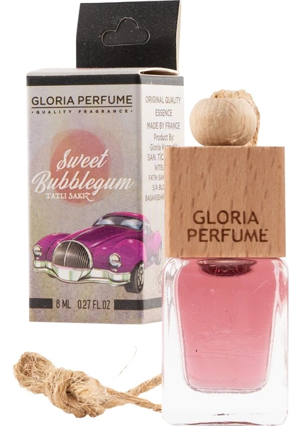 Gloria Perfume Tatlı Sakız Oto Kokusu 8 ml