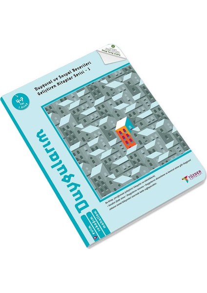 Duygularım Kitabı (4 - 7 Yaş) - Duygusal ve Sosyal Becerileri Geliştiren Kitaplar Serisi 1