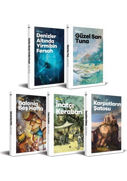 Jules Verne'den Seçmeler 1 - 5 Kitap