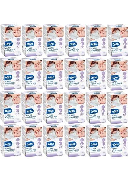 Klasik Göğüs Pedi (30+10'lu) 960 Adet (24PK*40)