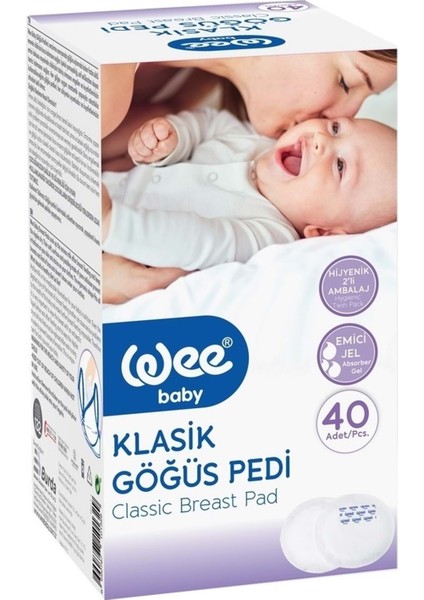 Klasik Göğüs Pedi (30+10'lu) 960 Adet (24PK*40)
