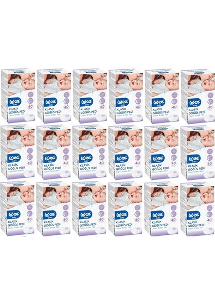 Klasik Göğüs Pedi (30+10'lu) 720 Adet (18PK*40)
