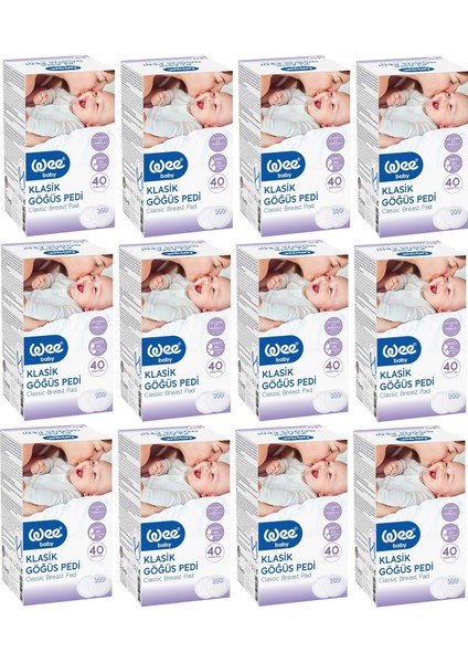 Klasik Göğüs Pedi (30+10'lu) 480 Adet (12PK*40)