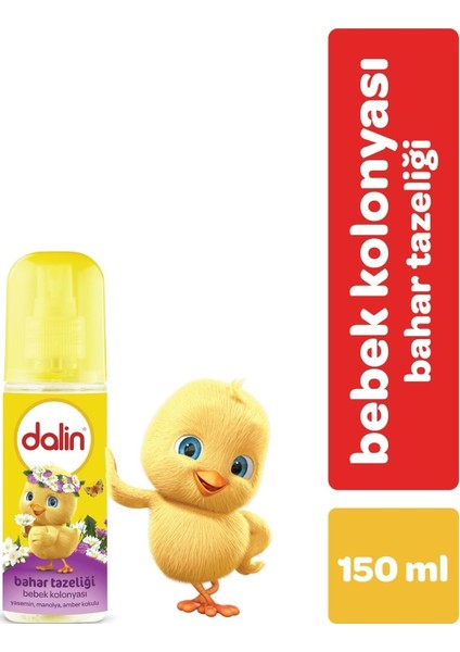 Bebek Kolonyası 150ML (Bıcı Bıcı-Orman-Çiçek-Okyanus-Bahar) Karma 24 Lü Set